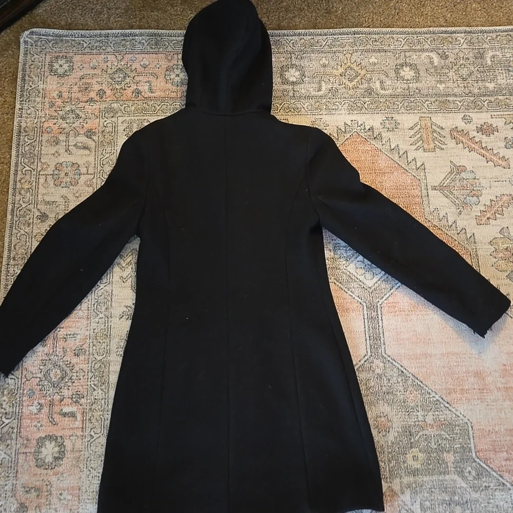 Black Ellabee Wool Winter Coat Size XS Women - Picture 3 of 4